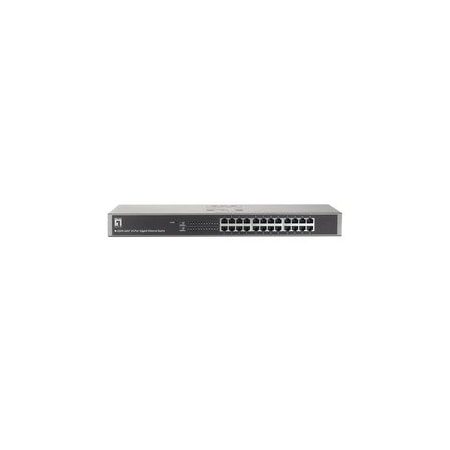 Swe-Tech 3C 24 Port 10/100/1000 Gigabit Ethernet Switch, Matte Grey FWT71X6-00124
